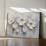 Floral 040 Canvas Art 60 x 40 cm / Black