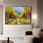 Landscape 040 Canvas Art 18" x 24" / 45 x 60 cm / Black