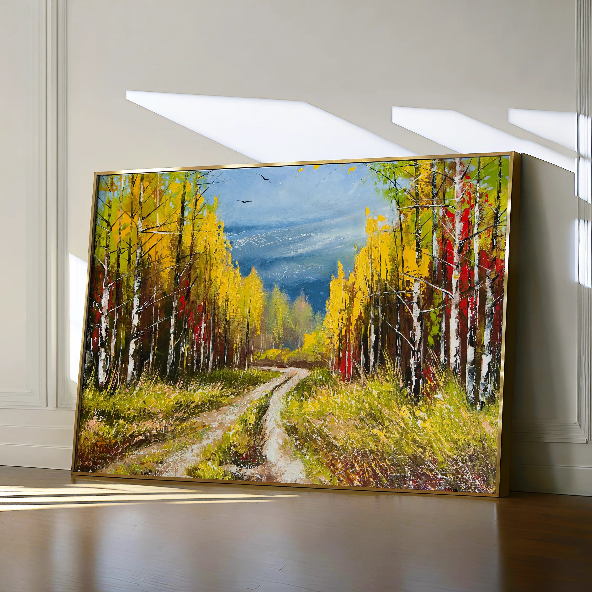 Landscape 040 Canvas Art 18" x 24" / 45 x 60 cm / Black