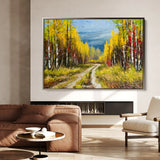 Landscape 040 Canvas Art 18" x 24" / 45 x 60 cm / Black