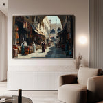 Orientalist 040 Canvas Art 18" x 24" / 45 x 60 cm / Black