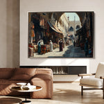 Orientalist 040 Canvas Art 18" x 24" / 45 x 60 cm / Black