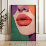 Portrait 040 Canvas Art 18" x 24" / 45 x 60 cm / Black