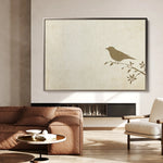 Animals 041 Canvas Art 18" x 24" / 45 x 60 cm / Black