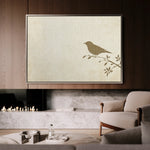 Animals 041 Canvas Art 18" x 24" / 45 x 60 cm / Black