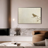 Animals 041 Canvas Art 18" x 24" / 45 x 60 cm / Black