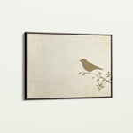 Animals 041 Canvas Art 18" x 24" / 45 x 60 cm / Black