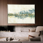 Abstract 041 Canvas Art 60 x 40 cm / Black