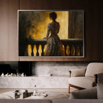 Classic 041 Canvas Art 18" x 24" / 45 x 60 cm / Black