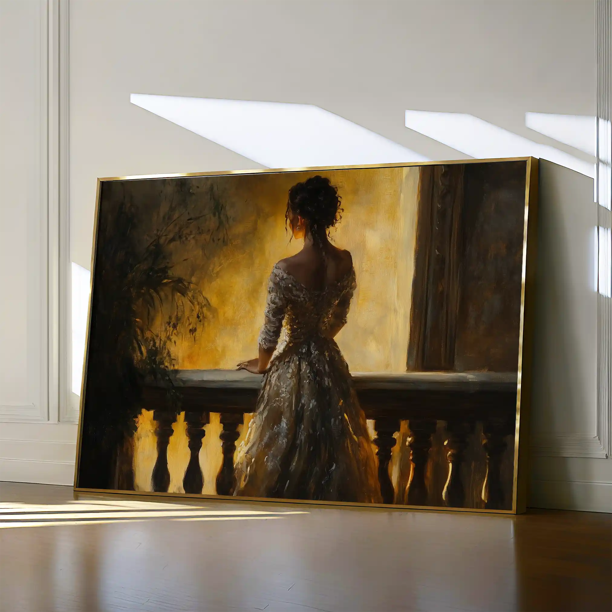 Classic 041 Canvas Art 18" x 24" / 45 x 60 cm / Black
