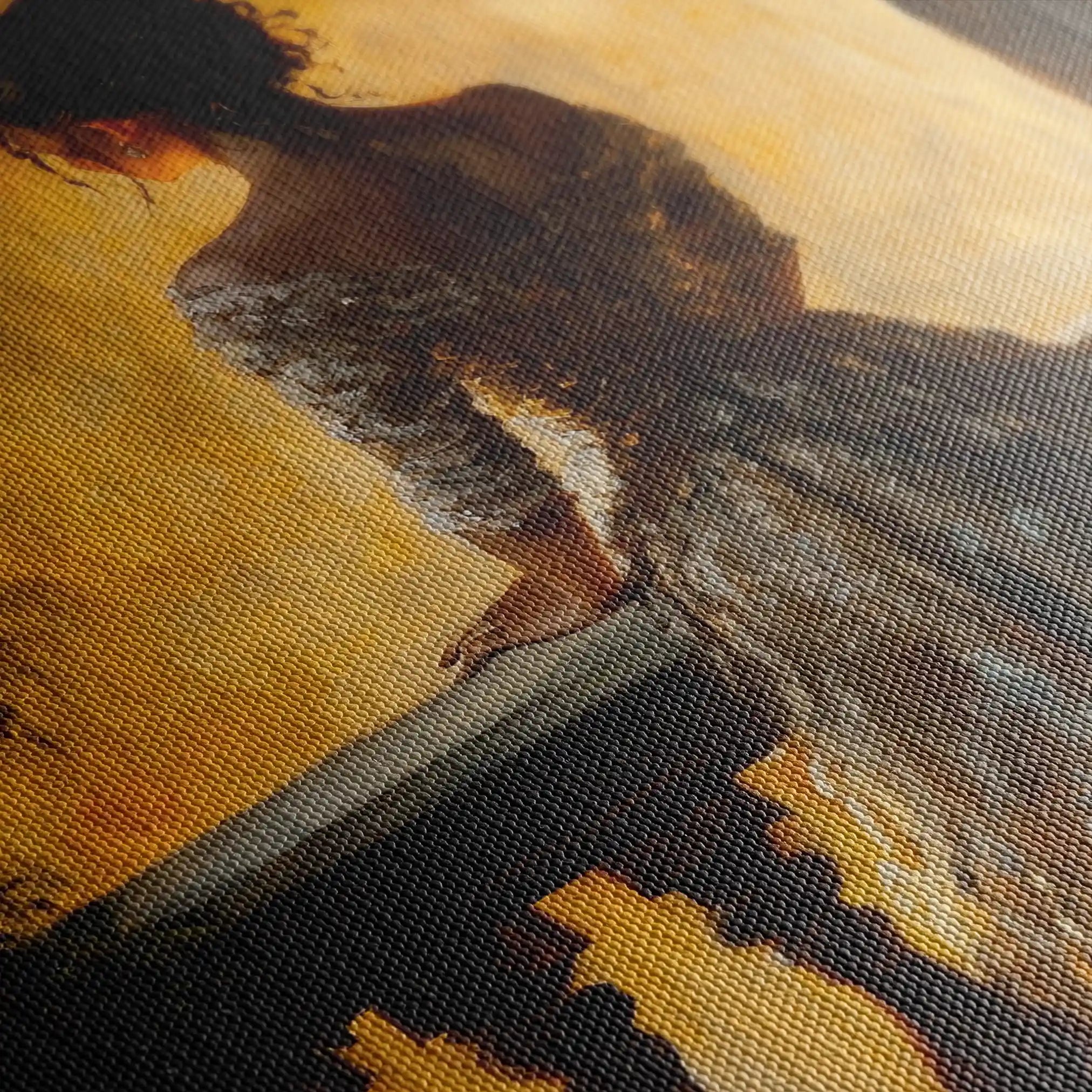 Classic 041 Canvas Art 18" x 24" / 45 x 60 cm / Black