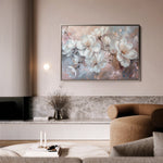 Floral 041 Canvas Art 18" x 24" / 45 x 60 cm / Black