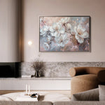 Floral 041 Canvas Art 60 x 40 cm / Black