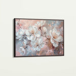 Floral 041 Canvas Art 60 x 40 cm / Black