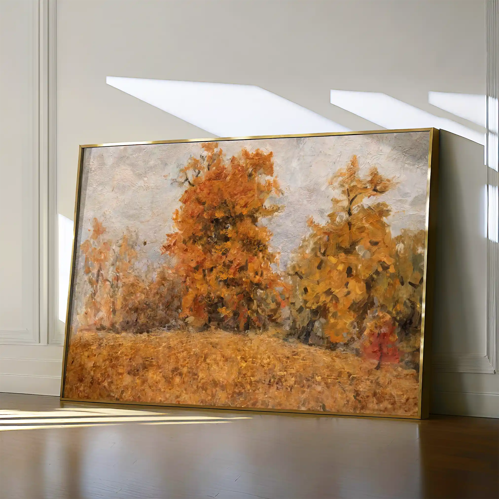 Landscape 041 Canvas Art 60 x 40 cm / Black
