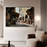 Orientalist 041 Canvas Art 18" x 24" / 45 x 60 cm / Black