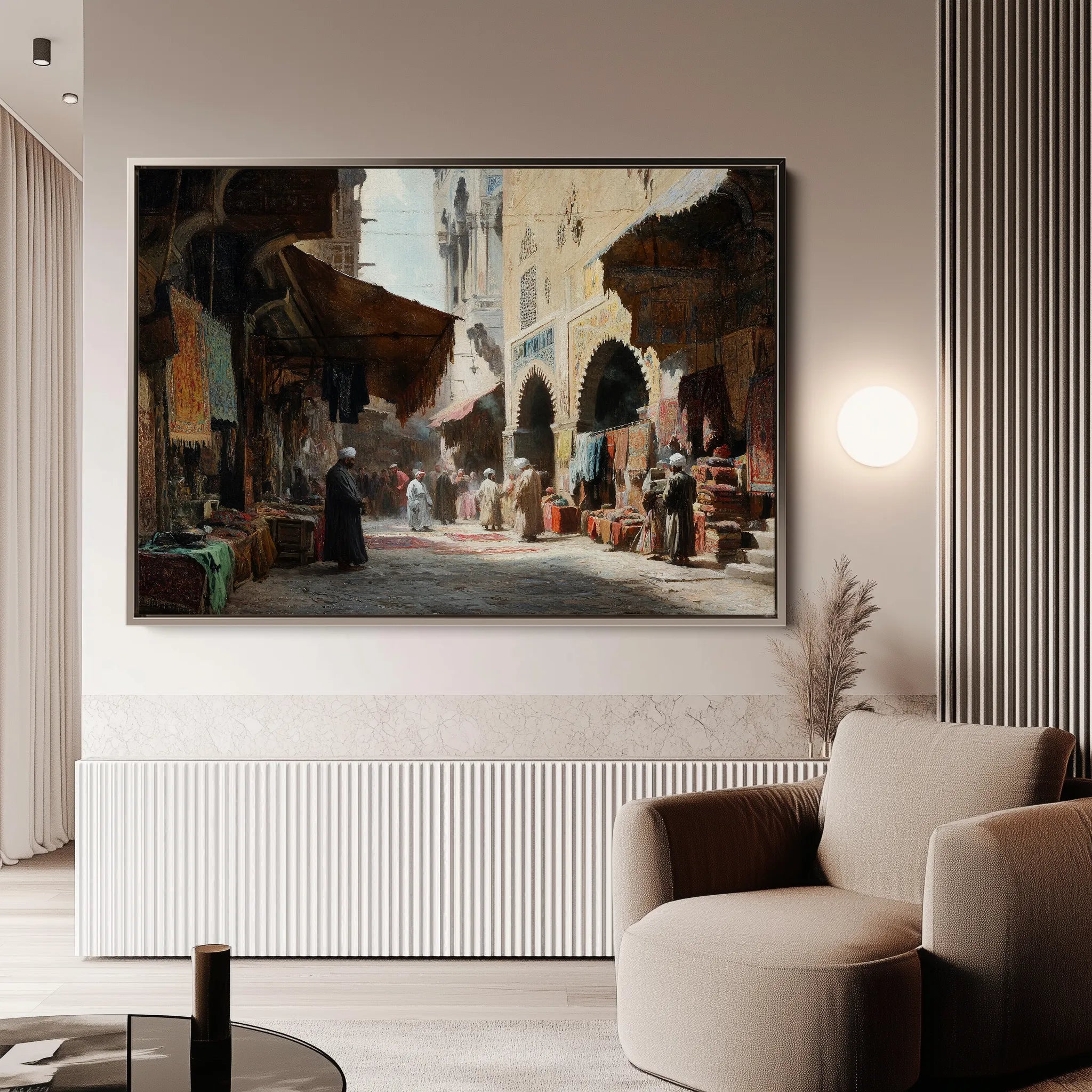 Orientalist 041 Canvas Art 18" x 24" / 45 x 60 cm / Black