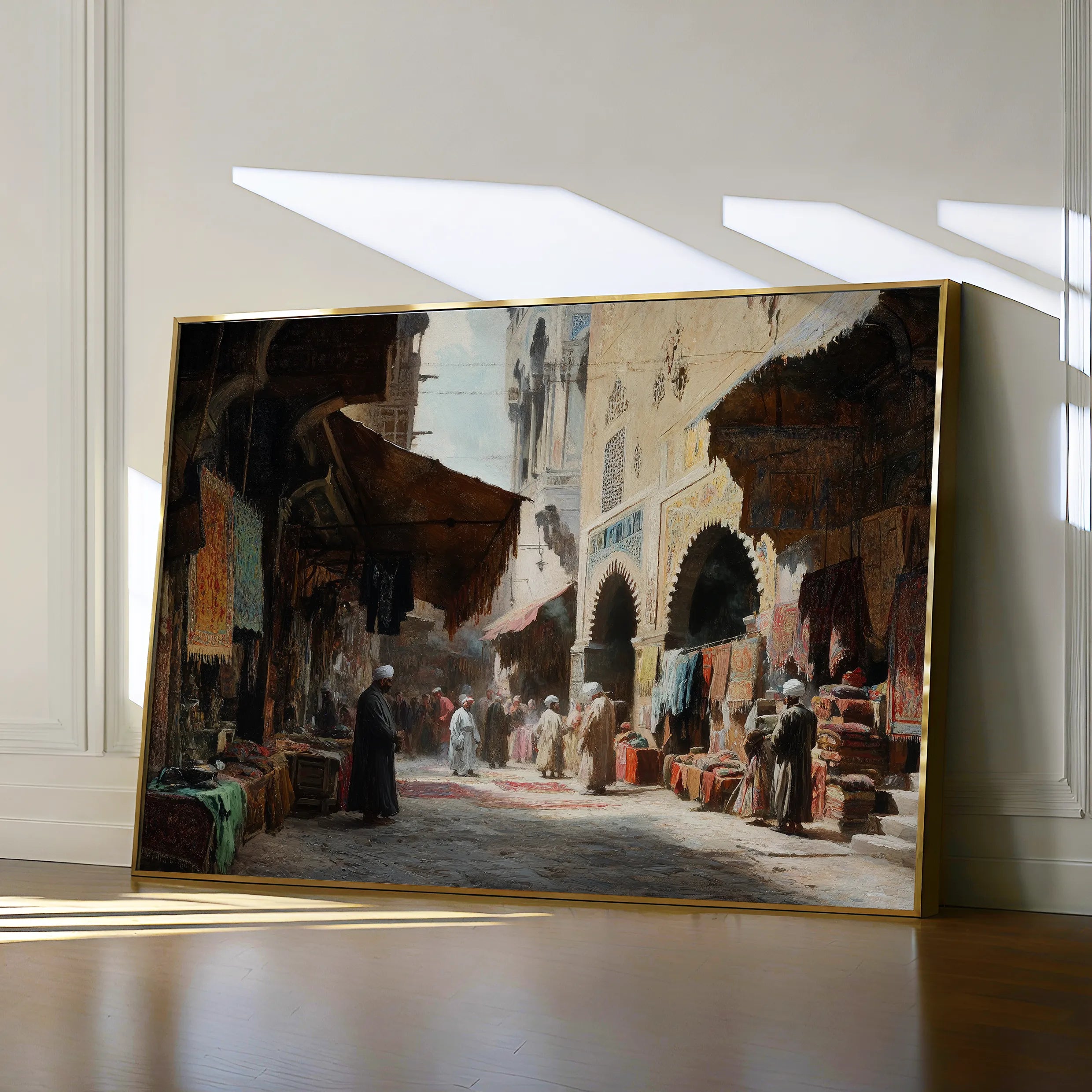 Orientalist 041 Canvas Art 18" x 24" / 45 x 60 cm / Black