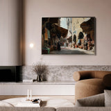 Orientalist 041 Canvas Art 18" x 24" / 45 x 60 cm / Black