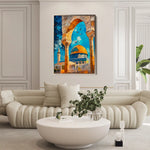 Palestine 041 Canvas Art 60 x 40 cm / Black
