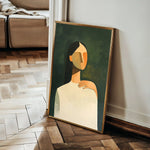 Portrait 041 Canvas Art 60 x 40 cm / Black