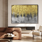 Abstract 042 Canvas Art 18" x 24" / 45 x 60 cm / Black