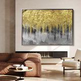 Abstract 042 Canvas Art 18" x 24" / 45 x 60 cm / Black