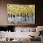 Abstract 042 Canvas Art 18" x 24" / 45 x 60 cm / Black