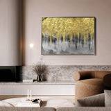 Abstract 042 Canvas Art 18" x 24" / 45 x 60 cm / Black