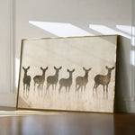 Animals 042 Canvas Art 18" x 24" / 45 x 60 cm / Black