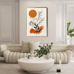 Boho 042 Canvas Art 18" x 24" / 45 x 60 cm / Black
