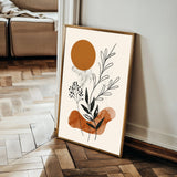 Boho 042 Canvas Art 18" x 24" / 45 x 60 cm / Black