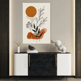 Boho 042 Canvas Art 18" x 24" / 45 x 60 cm / Black