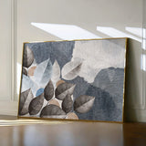Floral 042 Canvas Art 18" x 24" / 45 x 60 cm / Black