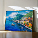 Landscape 042 Canvas Art 18" x 24" / 45 x 60 cm / Black
