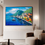 Landscape 042 Canvas Art 18" x 24" / 45 x 60 cm / Black
