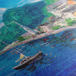 Landscape 042 Canvas Art 18" x 24" / 45 x 60 cm / Black