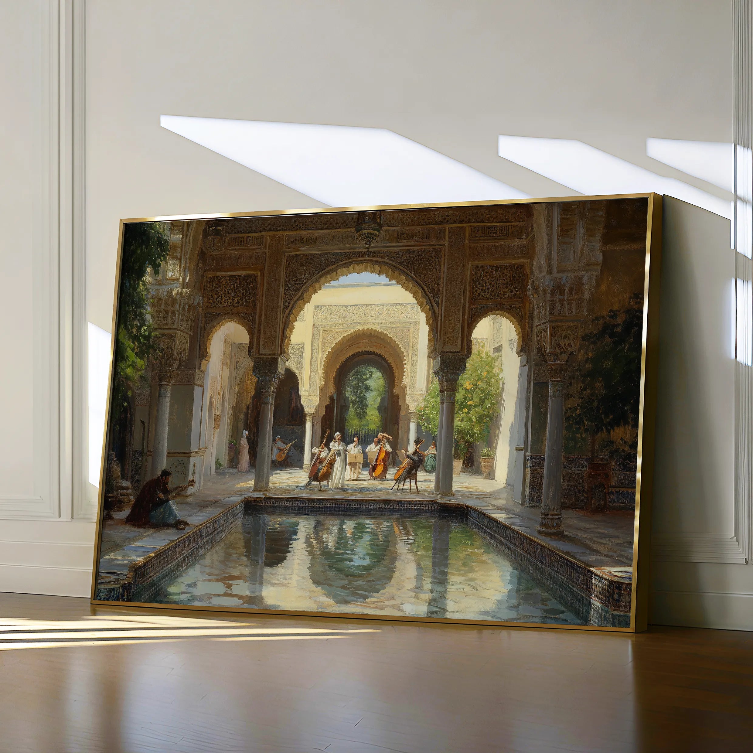 Orientalist 042 Canvas Art 18" x 24" / 45 x 60 cm / Black