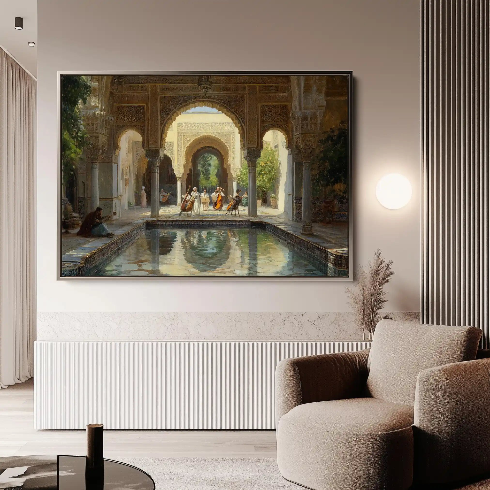 Orientalist 042 Canvas Art 60 x 40 cm / Black