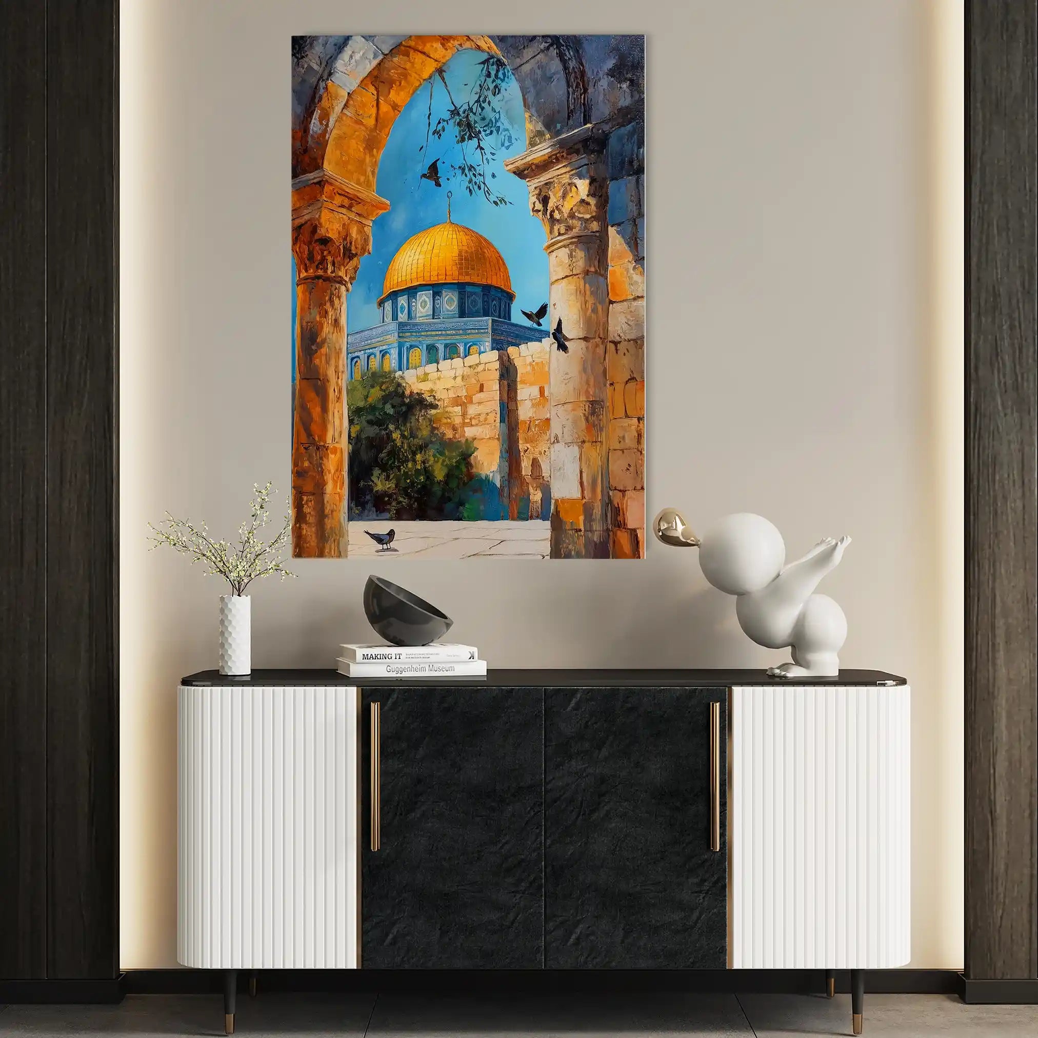 Palestine 042 Canvas Art 60 x 40 cm / Black