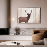 Animals 043 Canvas Art 18" x 24" / 45 x 60 cm / Black