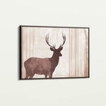 Animals 043 Canvas Art 18" x 24" / 45 x 60 cm / Black