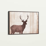 Animals 043 Canvas Art 18" x 24" / 45 x 60 cm / Black