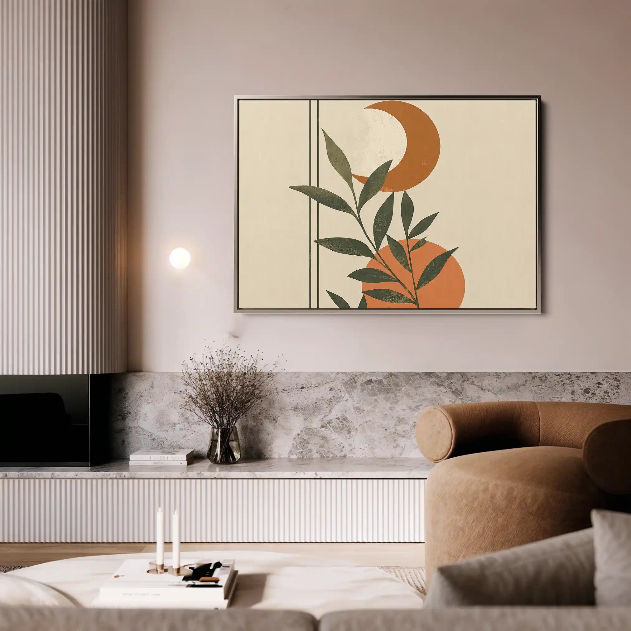 Boho 043 Canvas Art 60 x 40 cm / Black