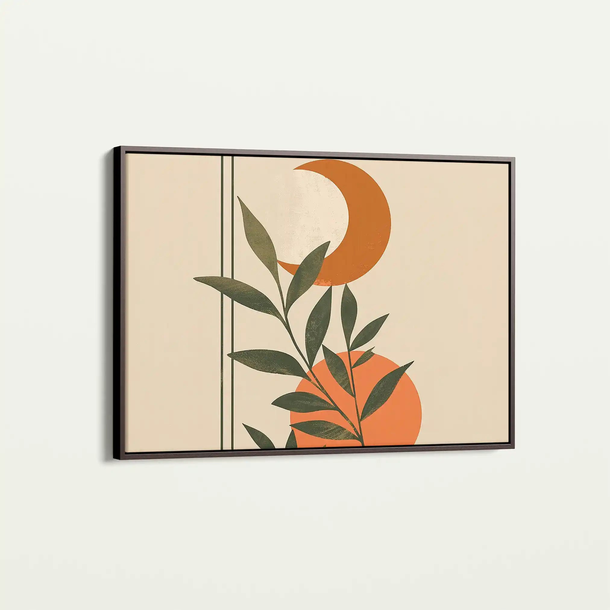 Boho 043 Canvas Art 60 x 40 cm / Black