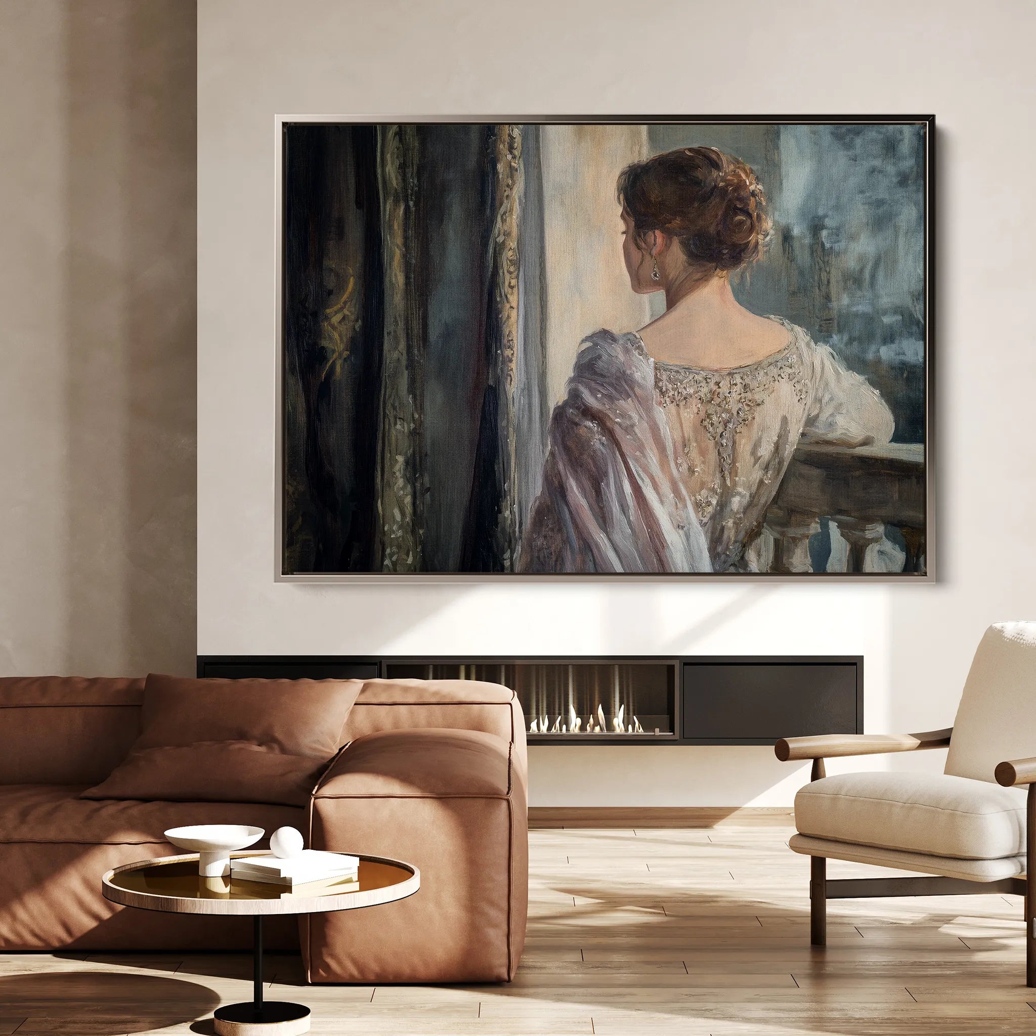 Classic 043 Canvas Art 18" x 24" / 45 x 60 cm / Black