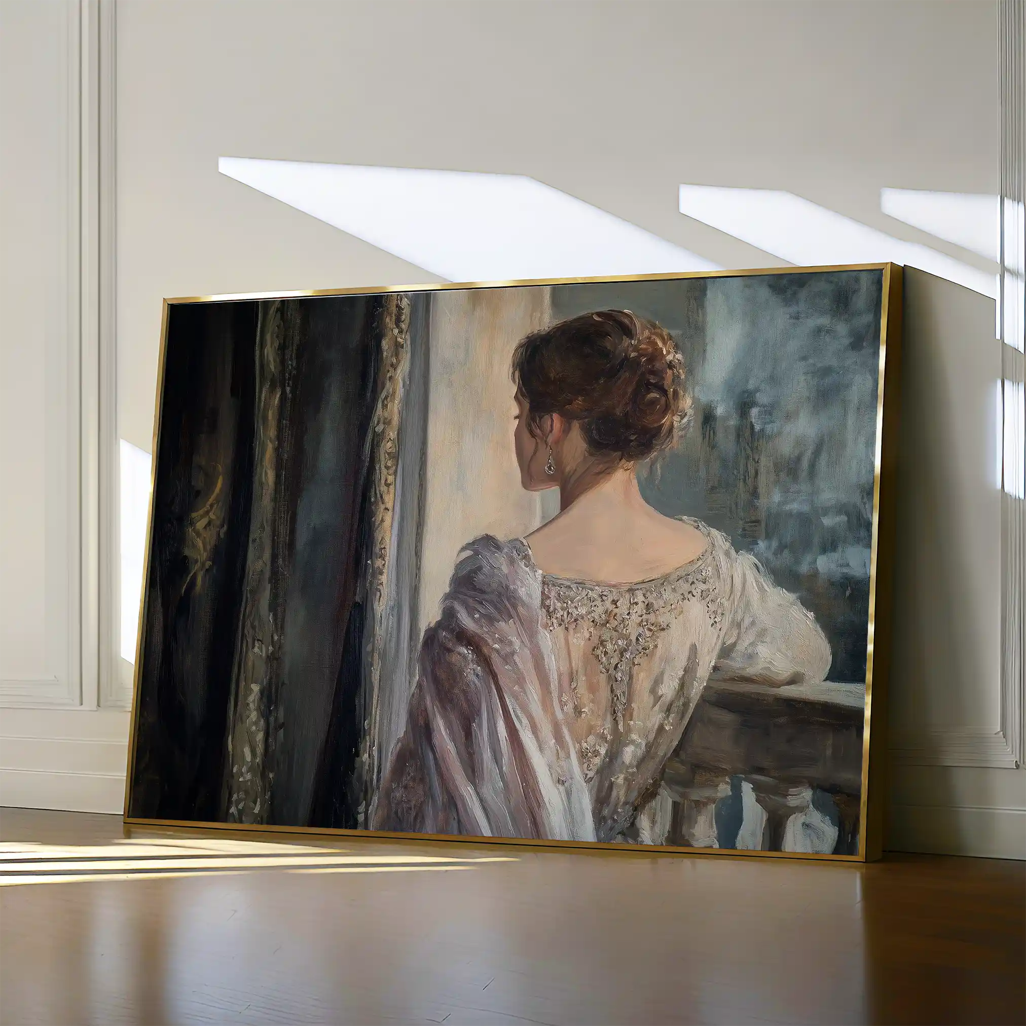 Classic 043 Canvas Art 18" x 24" / 45 x 60 cm / Black