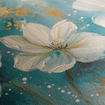 Floral 043 Canvas Art 18" x 24" / 45 x 60 cm / Black