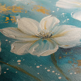 Floral 043 Canvas Art 18" x 24" / 45 x 60 cm / Black
