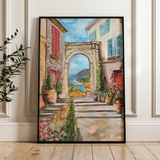 Landscape 043 Canvas Art 18" x 24" / 45 x 60 cm / Black